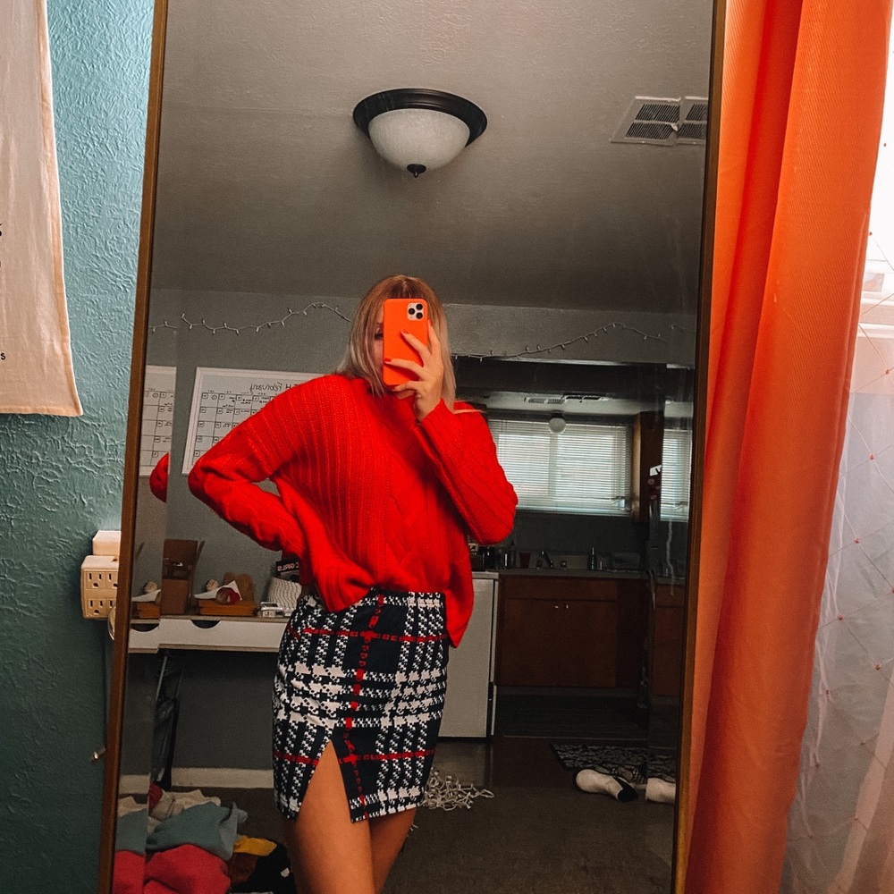 Plaid skirt